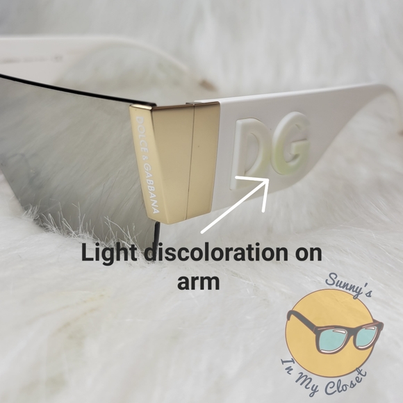 Dolce & Gabbana Shield Sunglasses 😎 DG2233 Super Hot Glasses🔥🔥 Price is FIRM! - Picture 6 of 8